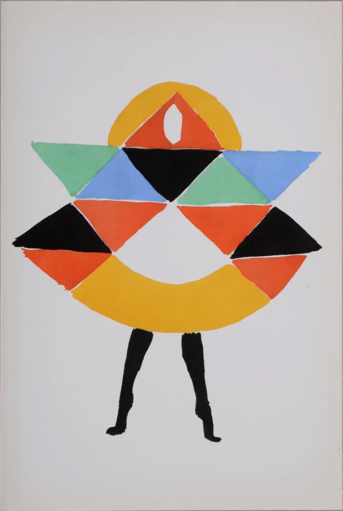 镂版印刷 Delaunay - Costumes (L), 1969