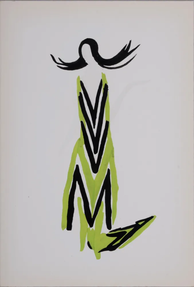 镂版印刷 Delaunay - Costumes (N), 1969