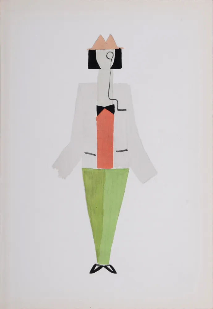 镂版印刷 Delaunay - Costumes (X), 1969