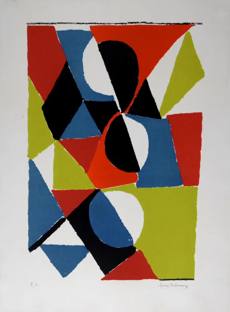 石版画 Delaunay - Granada, 1970 - Hand-signed