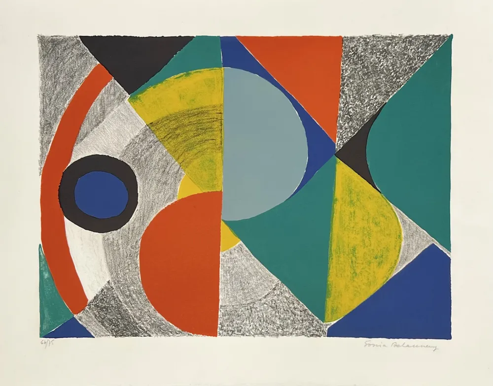 石版画 Delaunay - Horizontale