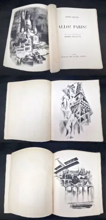 插图书 Delaunay - J. Delteil. ALLÔ ! PARIS ! avec 20 lithographies par Robert Delaunay (1929)