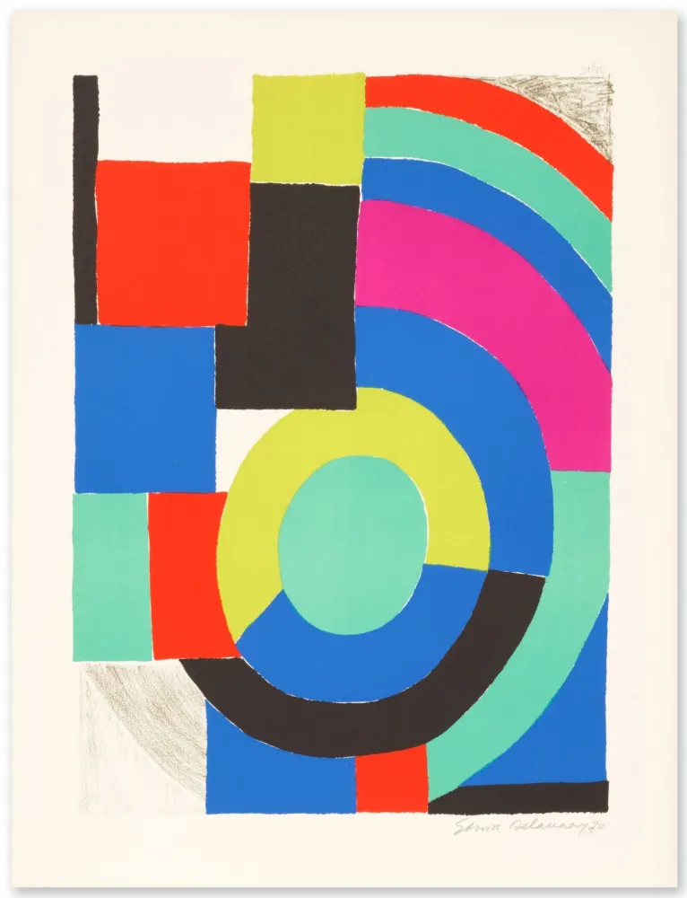 石版画 Delaunay - La Verte 