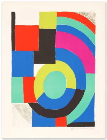 石版画 Delaunay - La Verte 