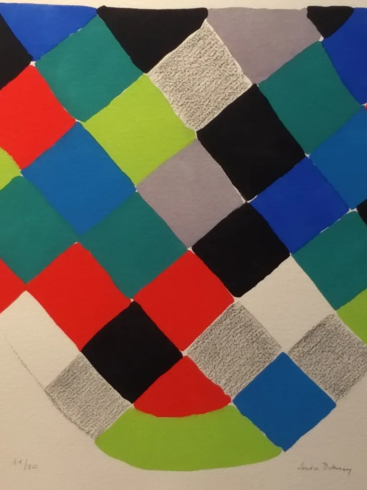 镂版印刷 Delaunay - Les Illuminations