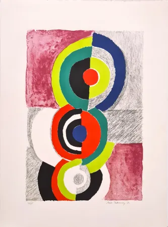 石版画 Delaunay - Les Trois Grâces 