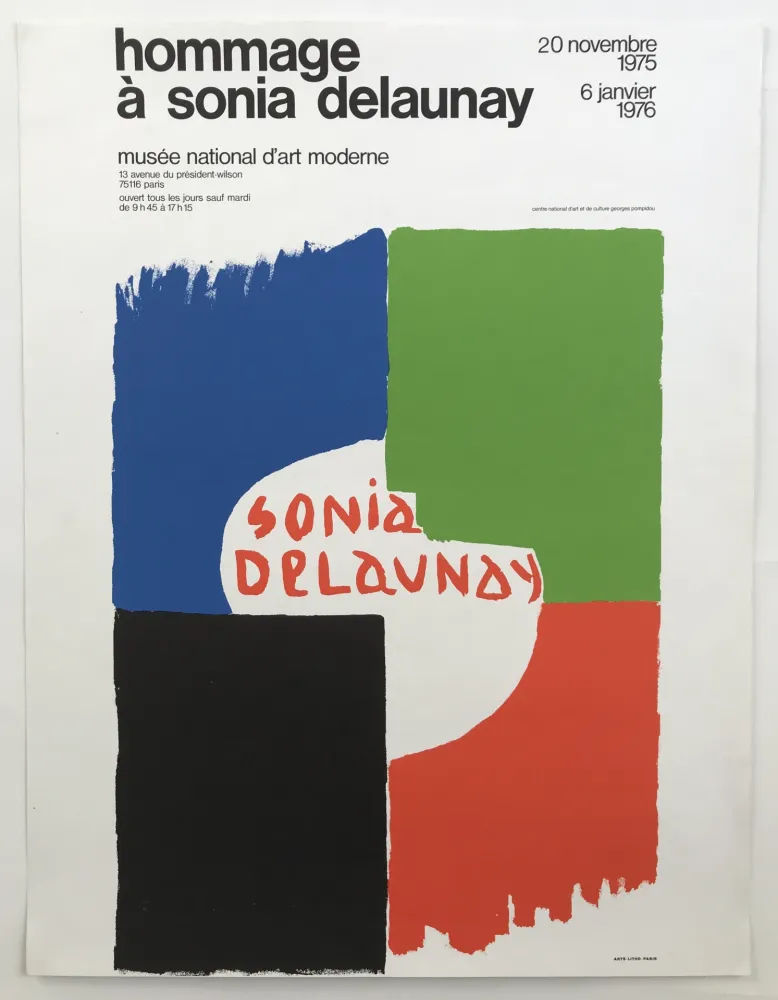 石版画 Delaunay - Musée National d'Art Moderne