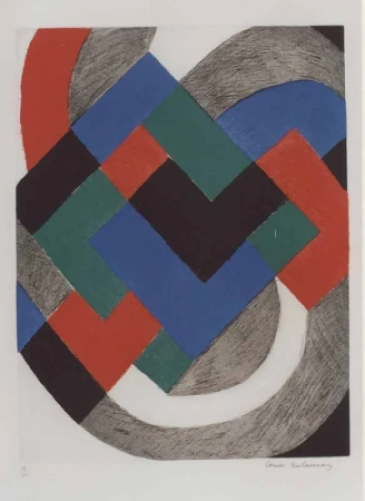 版画 Delaunay - No title