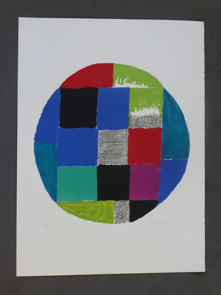 石版画 Delaunay - Patchwork