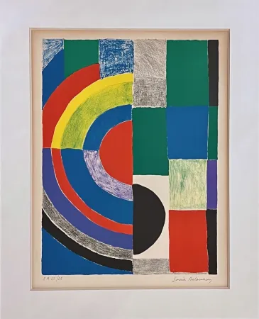 石版画 Delaunay - Rythme Colore