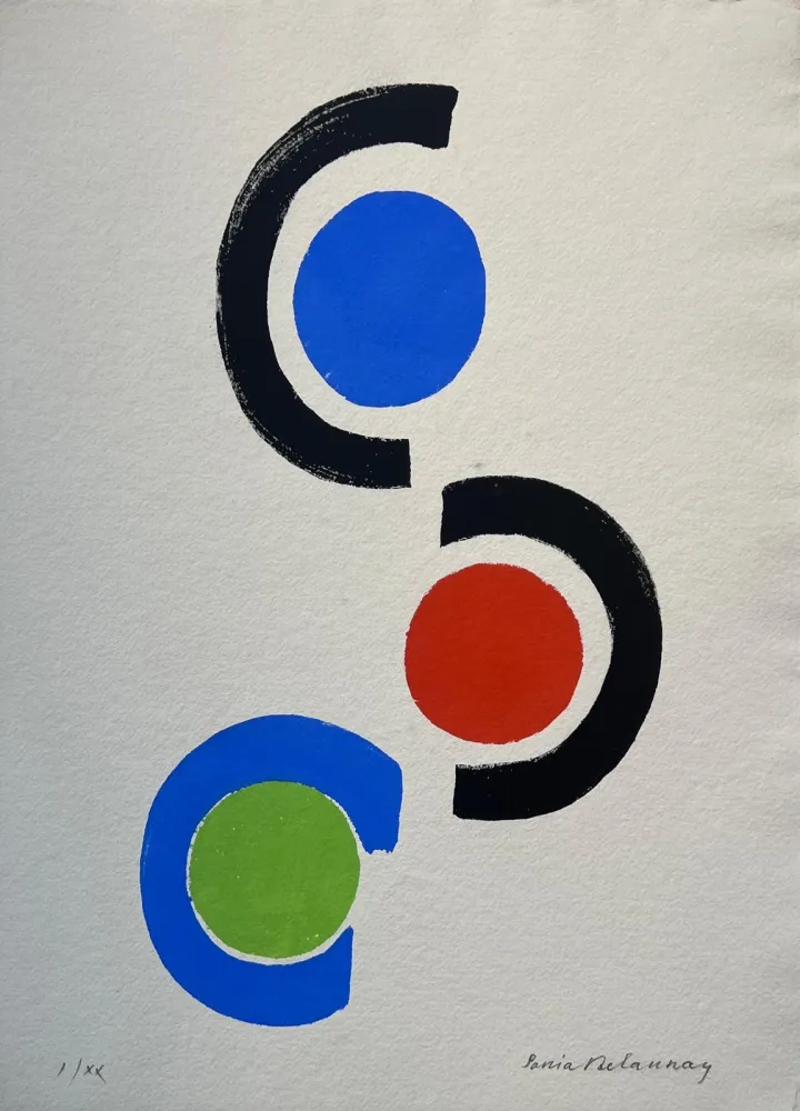 镂版印刷 Delaunay - Rythmes-Couleurs 