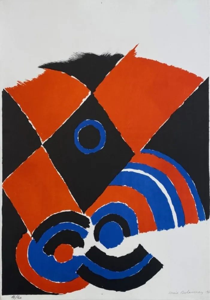 石版画 Delaunay - Sans titre 