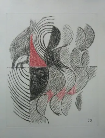 版画 Delaunay - Sans titre