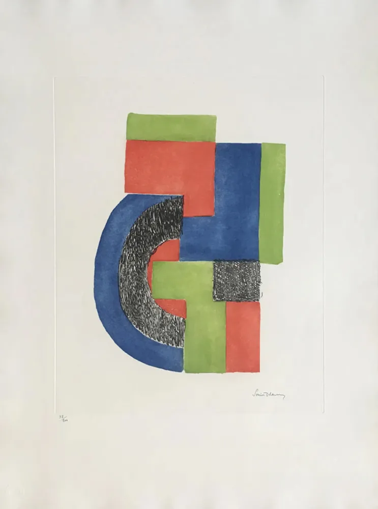 石版画 Delaunay - Totem
