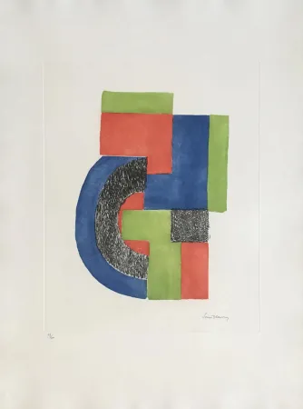 石版画 Delaunay - Totem