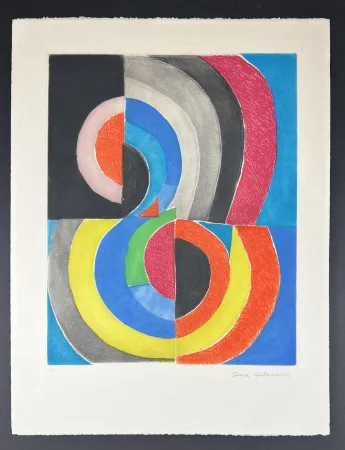 版画 Delaunay - Untitled