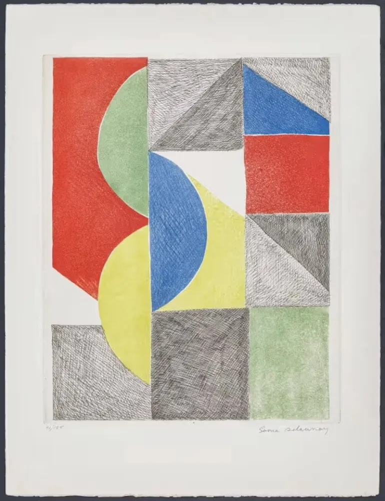 版画 Delaunay - Untitled
