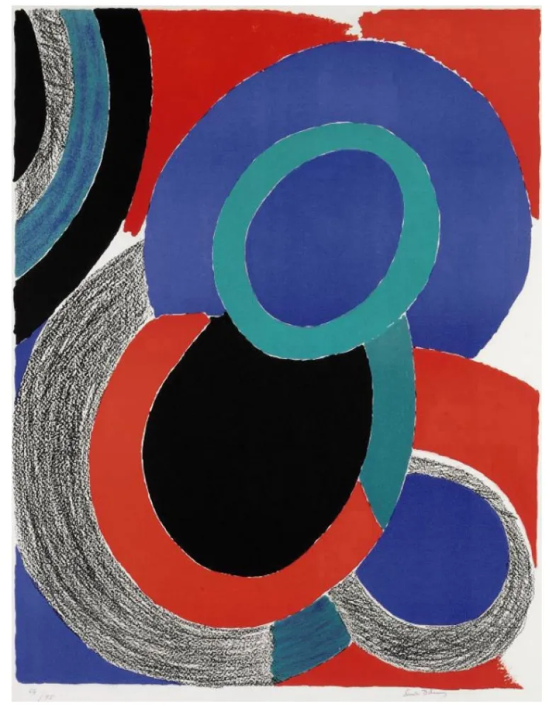 石版画 Delaunay - Vol de nuit