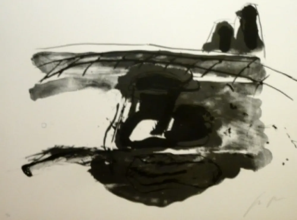 石版画 Delgado - Sans titre