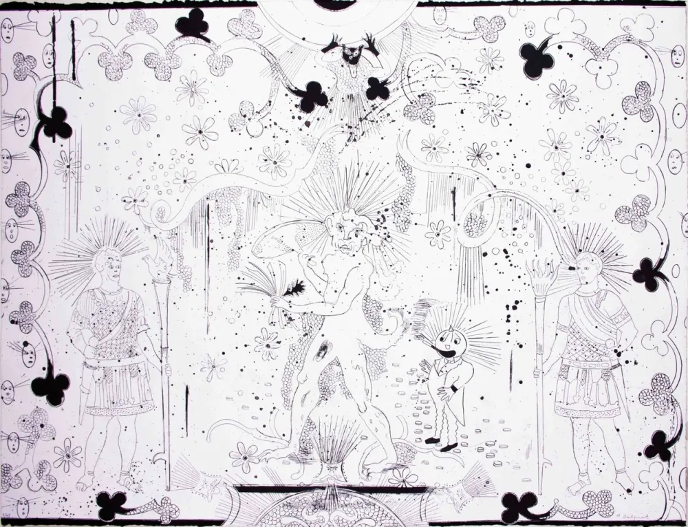 蚀刻版画 Delprat - Le Collectionneur