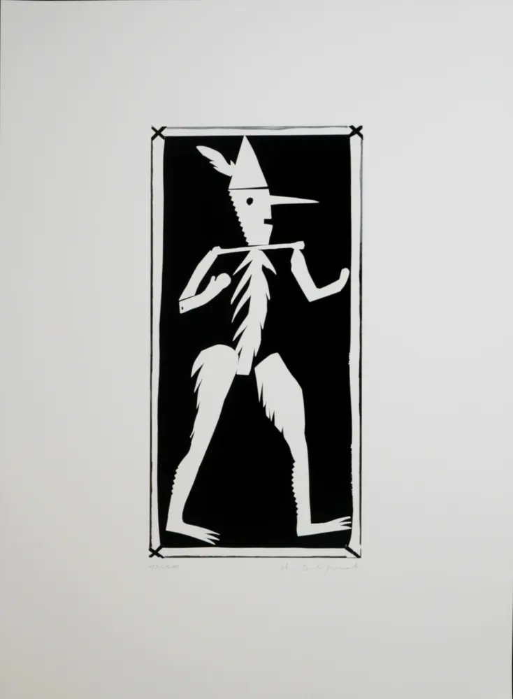 石版画 Delprat - Pinocchio, 1995