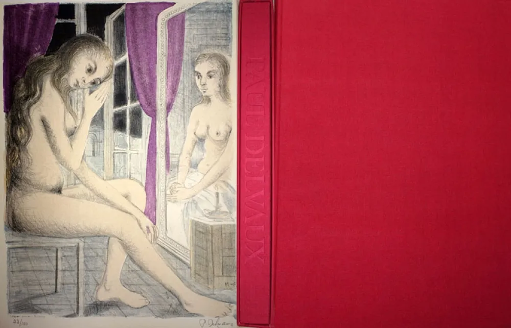插图书 Delvaux - Les Rideaux Mauves (Les Dessins de Paul Delvaux)