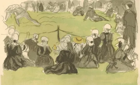 插图书 Denis - Le crépuscule sur la mer.  Illustrations de Maurice Denis.