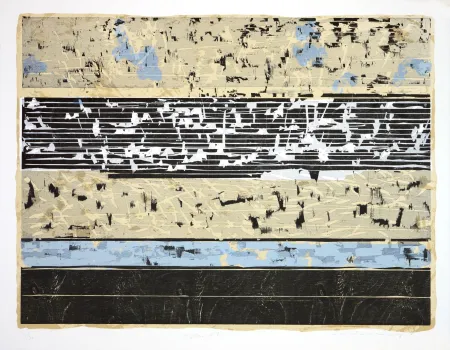 石版画 Denning - Island I