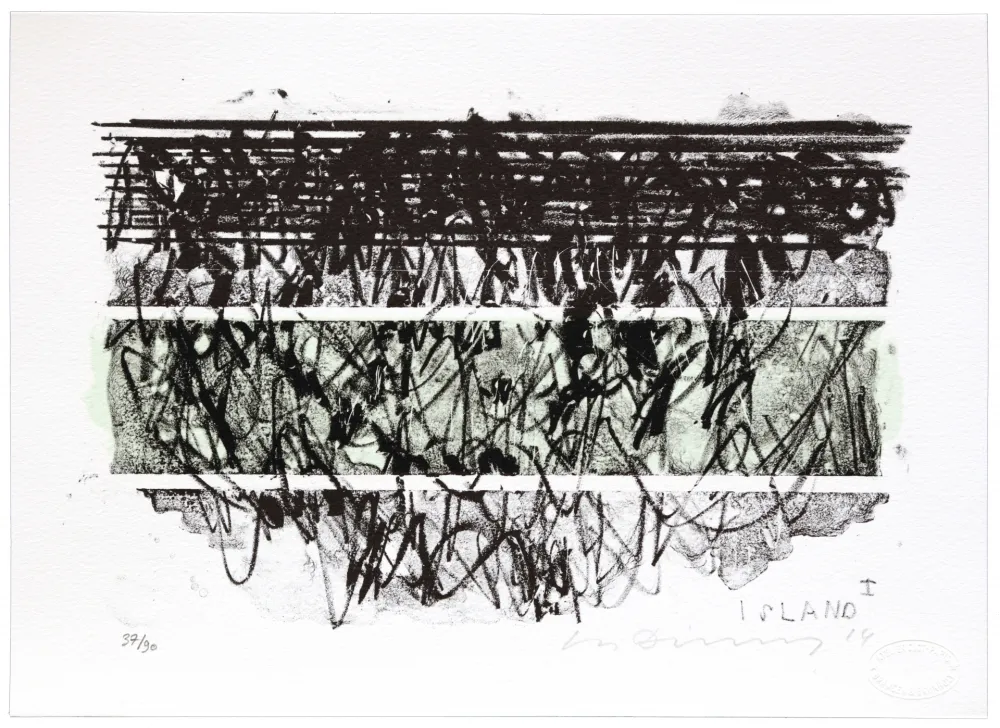 石版画 Denning - Islande I