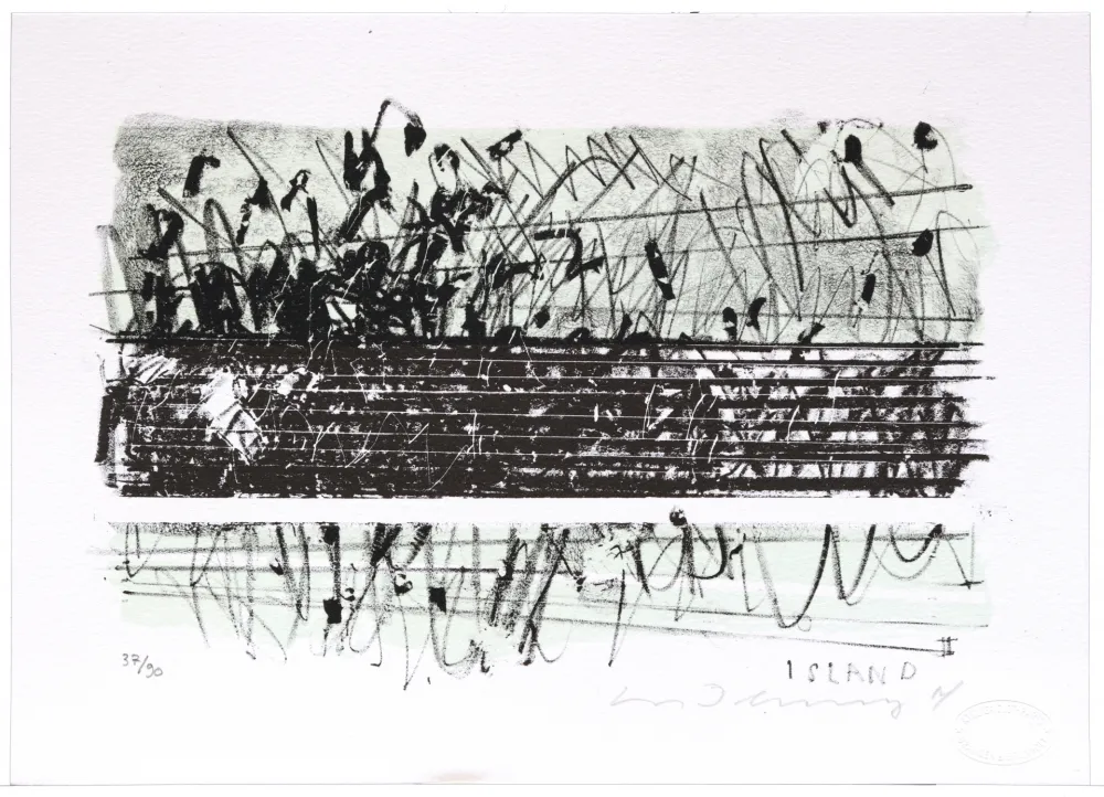 石版画 Denning - Islande II