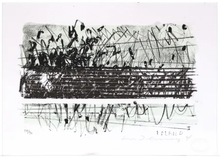 石版画 Denning - Islande II