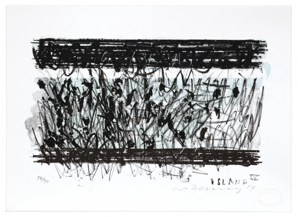 石版画 Denning - Islande IV