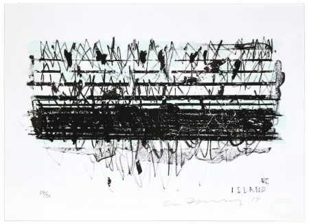 石版画 Denning - Islande VI