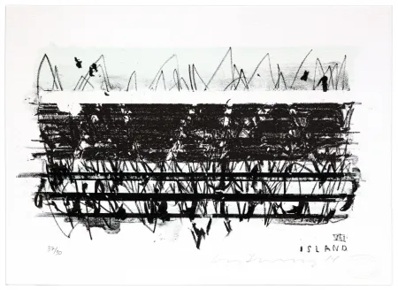 石版画 Denning - Islande VII