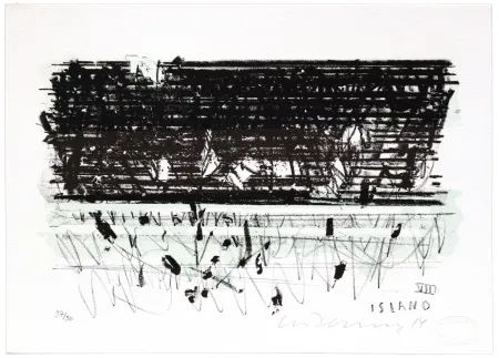 石版画 Denning - Islande VIII