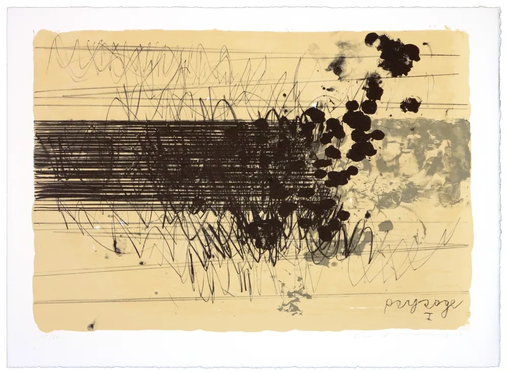 石版画 Denning - Paysage I