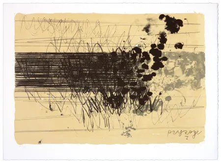 石版画 Denning - Paysage I