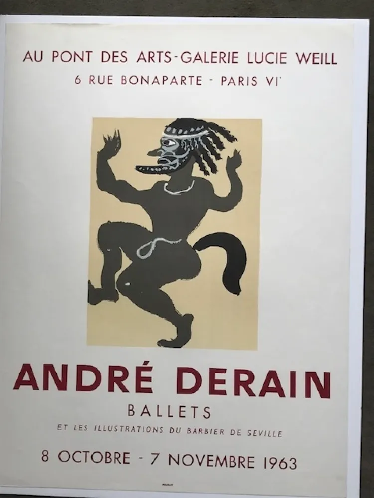 海报 Derain - André Derain 'ballets ' 