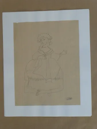 无技术 Derain - Femme à la robe 