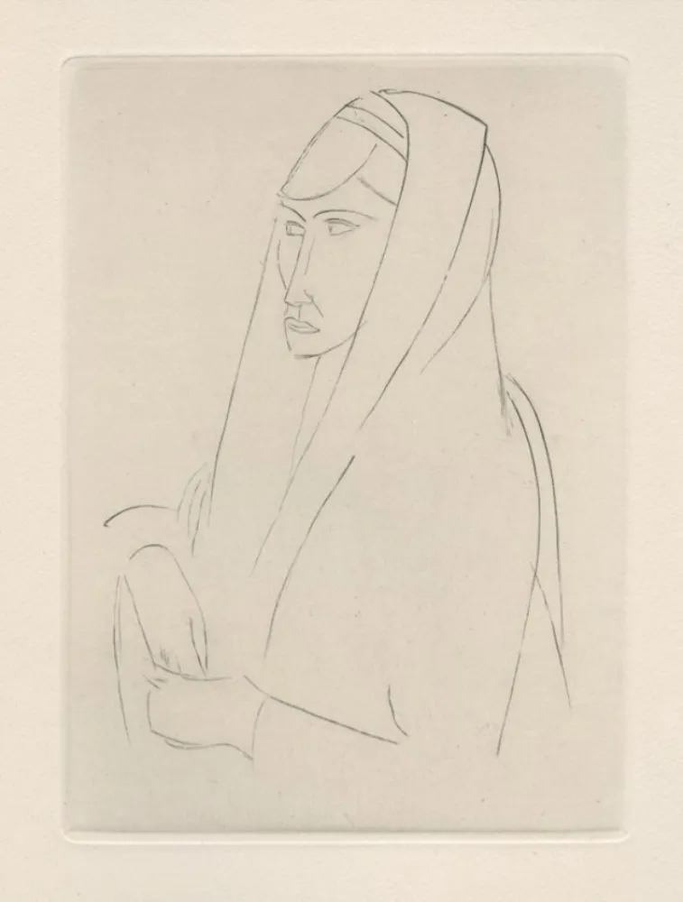 版画 Derain - Figure,