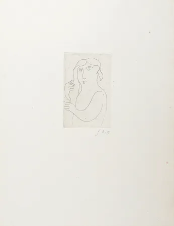 版画 Derain - Figure, 1948