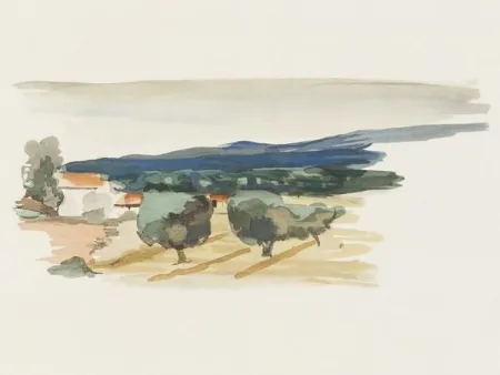 拼贴版画 Derain - Paysage