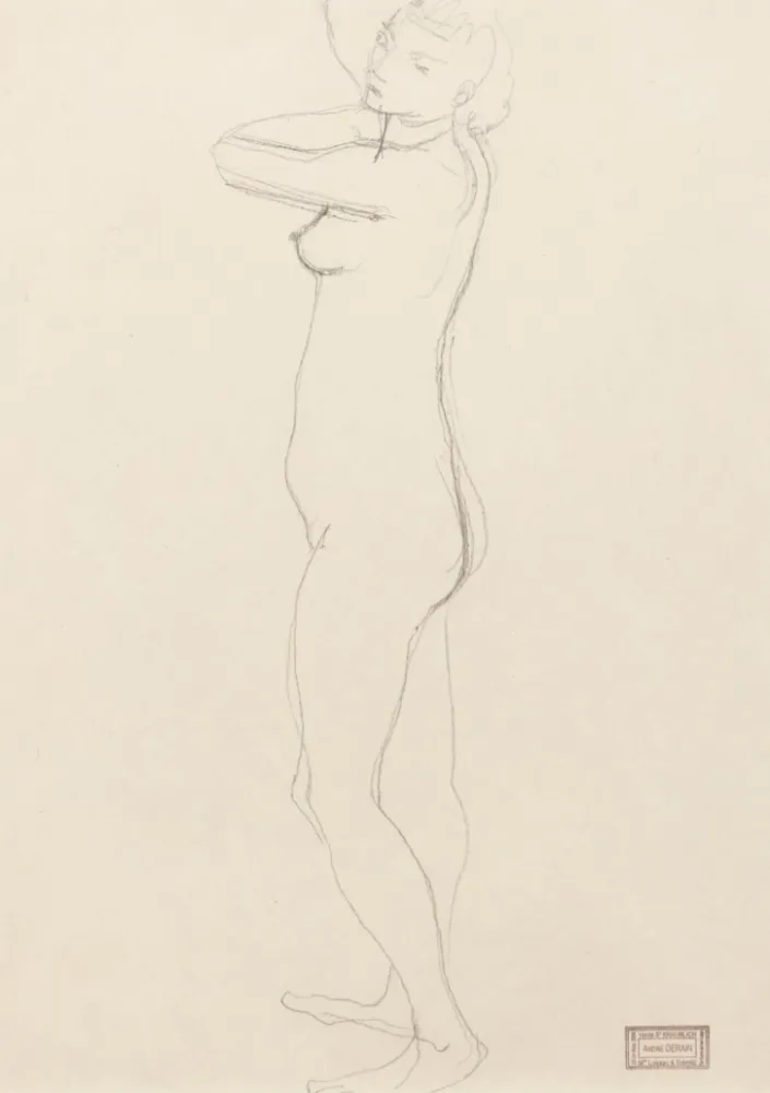 无技术 Derain - Standing nude 