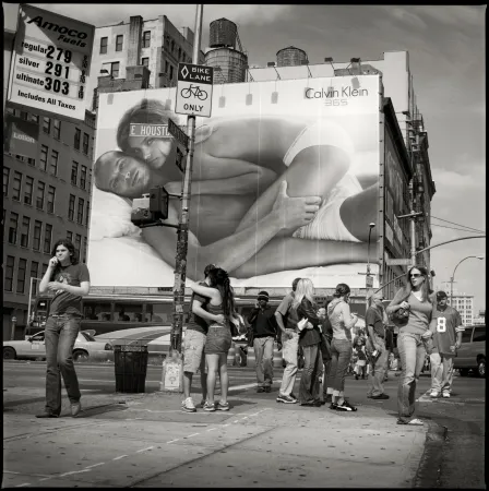 摄影 Deruytter - Billboards, NY: Houston & Lafayette Streets (CK 40)