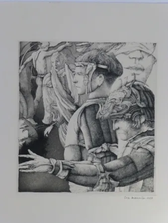 飞尘腐蚀法 Desmazières - Le songe de Malatesta