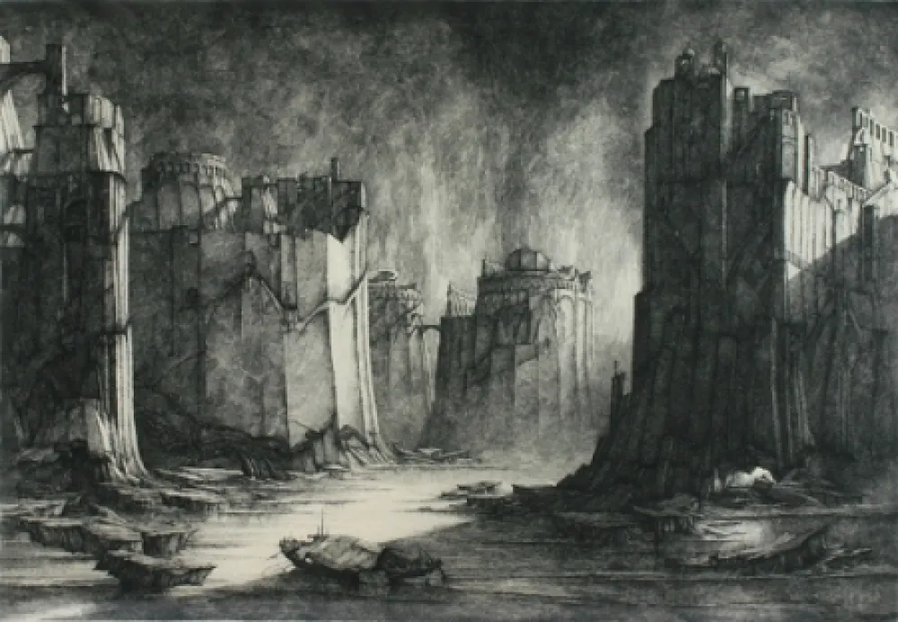 版画 Desmazières - Terres Inconnus