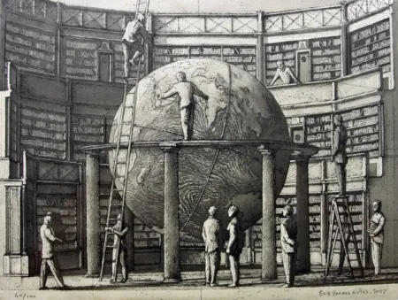 蚀刻飞尘法 Desmazières - Theatre de Geographie