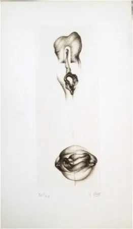 版画 Deux - Gris 3