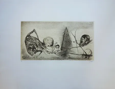 版画 Deux - Les croyants