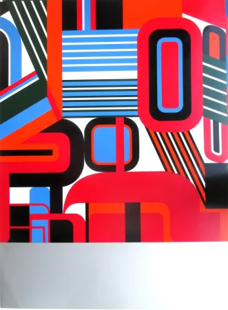 丝网印刷 Dewasne - Composition II